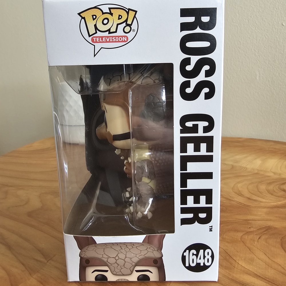 Funko Pop! Television Ross Geller Armadillo Brown Yellow Vinyl Figure - Picture 3 of 5